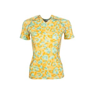 HKM Kollane mustriga õhuke naiste ratsapluus -COLOUR BREEZE-