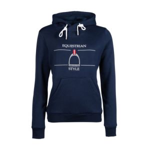 HKM Tumesinine naiste kapuutsiga dressipluus -EQUINE SPORTS-