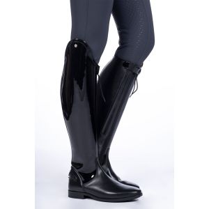 HKM Mustad lakknahaga koolisõiduratsasaapad -LYNETTE- SHORT/STANDARD (41)