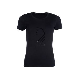 HKM Must naiste T-särk -AMALFI HORSE HEAD-