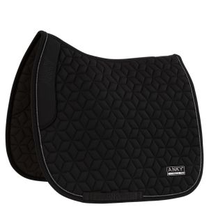 ANKY® Must koolisõiduvaltrap hõbedase äärega NYLON