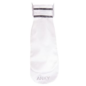 ANKY® Valge/must kivikestega võistluskaelus FANCY