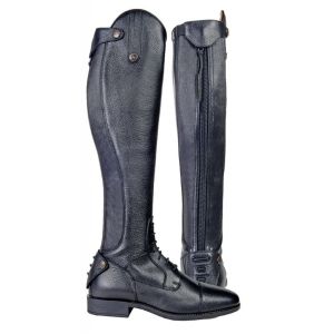 HKM Mustad nahast ratsasaapad -LATINIUM STYLE- SHORT/S