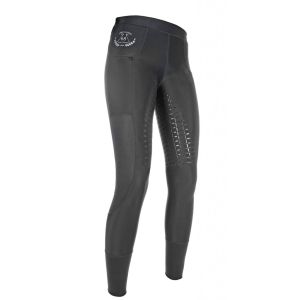 HKM Mustad täisgrippidega naiste ratsaretuusid -MESH-