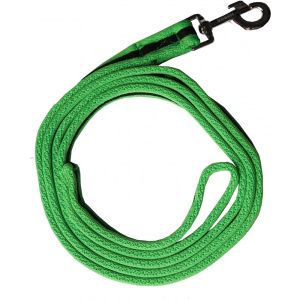 HORKA Roheline käeaasaga jalutusnöör musta triibuga TWO TONE (2 m.)