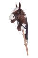 HKM Pruuni-valge lapiline hobihobune -HOBBY HORSE-