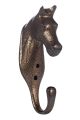 HKM Pronksivärvi alumiiniumist hobusega konks (15,5 cm)