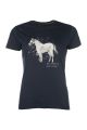 HKM Tumesinine puuvillane laste T-särk -SPARKLE-