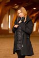 HORZE Must 3-IN-1 parka ratsutamiseks naistele ISABELLA