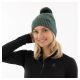 ANKY® Roheline karvase ja sooja sisevoodriga talvemüts tutiga POMPOM BEANIE