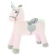 EQUI-KIDS Roosa jalgadel seisev mänguhobune UNICORN