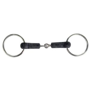HKM Loose ring snaffle 18 mm, rubber