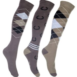 HKM Riding socks -Cardiff- set of 3