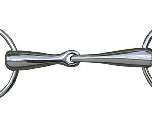 HKM Loose ring snaffle, 18 mm, titanium