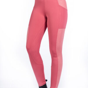 HKM Riding leggings -Mesh- Style silicone full seat