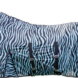 HKM Fly rug with neck -Zebra Aqua-