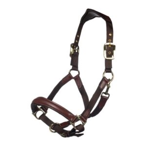 HKM Head collar -Luna- leather & nylon