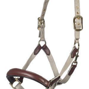 HKM Head collar -Luna- leather & nylon