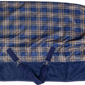HKM Highneck rug -Columbus check- 1200D, with fleece