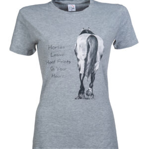 HKM T-shirt -Horses leaves Hoofprints