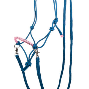 HKM Rope halter -Deko- with reins