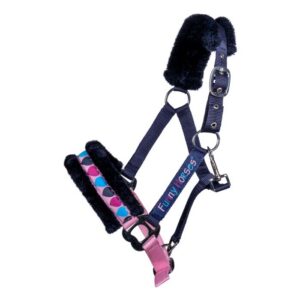 HKM Head collar -Funny Horses Hearts-