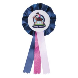 HKM Competition rosette -Funny Horses-