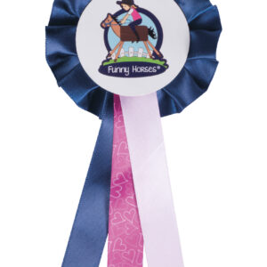 HKM Competition rosette -Funny Horses- .