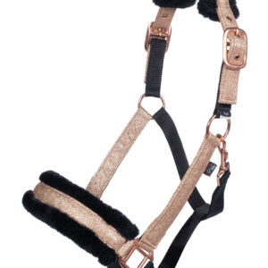 HKM Head collar -Rosegold Glitter- Style