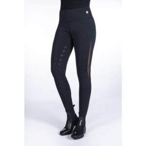 HKM Riding leggings -Edinburgh Mesh- silicone full seat