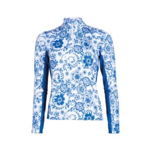 HKM Functional shirt -Blue Flower-