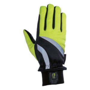 HKM Warm riding gloves -Reflective-