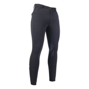 HKM Men's riding breeches -James- silicone knee patch