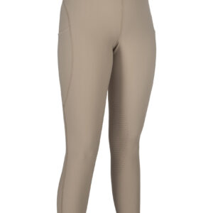 HKM Riding leggings -Jil High Waist- sil. knee patch