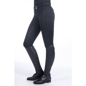 HKM Riding breeches -Ruby- silicone full seat