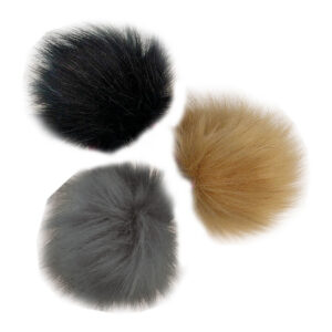 HKM Pom pom for helmet covers, set of 3 .