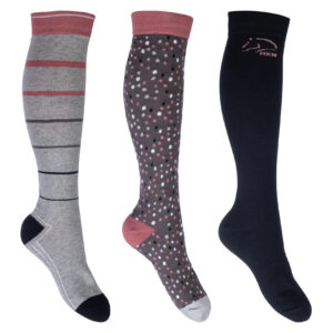 HKM Riding socks -Miami- set of 3