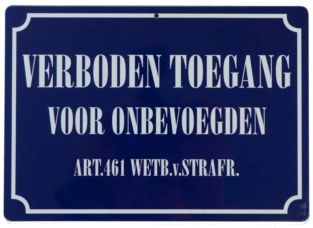 RED HORSE Warning Signs METAL