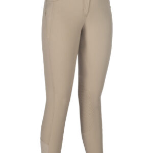 HKM Riding breeches -Ari Mid Rise- sil. knee patch