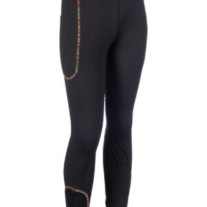 HKM Riding leggings -Polly- silicone knee patch
