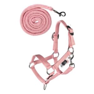 HKM Head collar and lead rope -Hobby Horsing Basic-