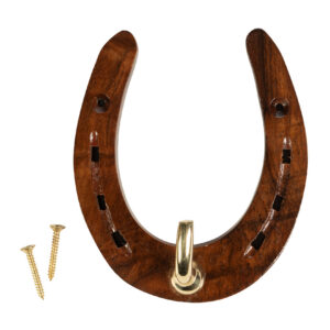 HKM Horseshoe hook made of wood and .