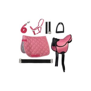 HKM Shetland pony saddle set -Lucy-