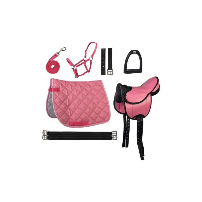 HKM Shetland pony saddle set -Lucy-
