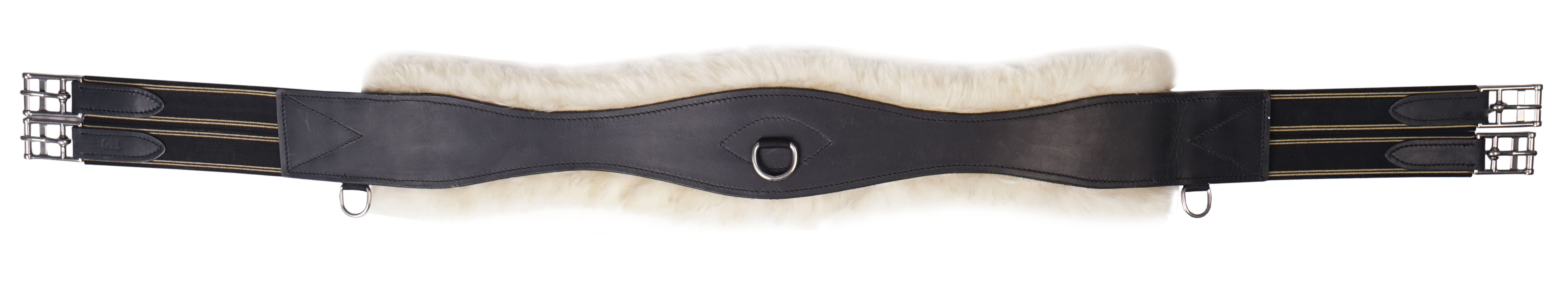 HORKA Girth all puprose LEATHER WITH SHEEP FUR