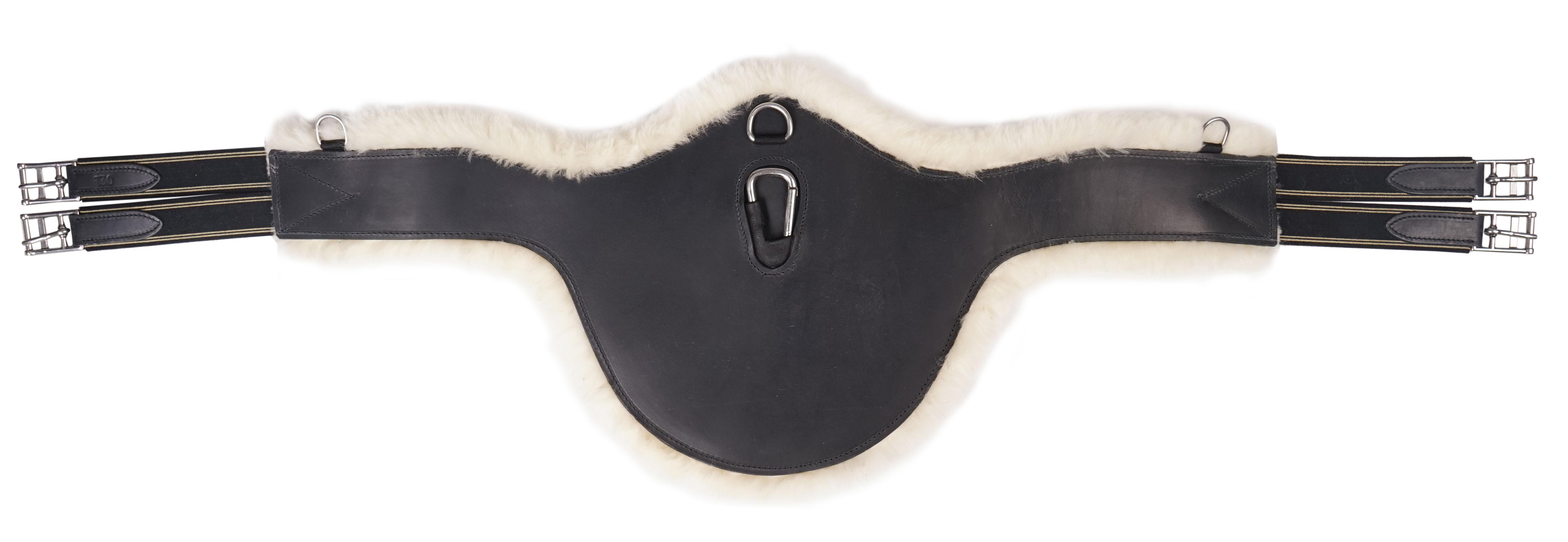 HORKA Stud girth leather WITH SHEEP FUR
