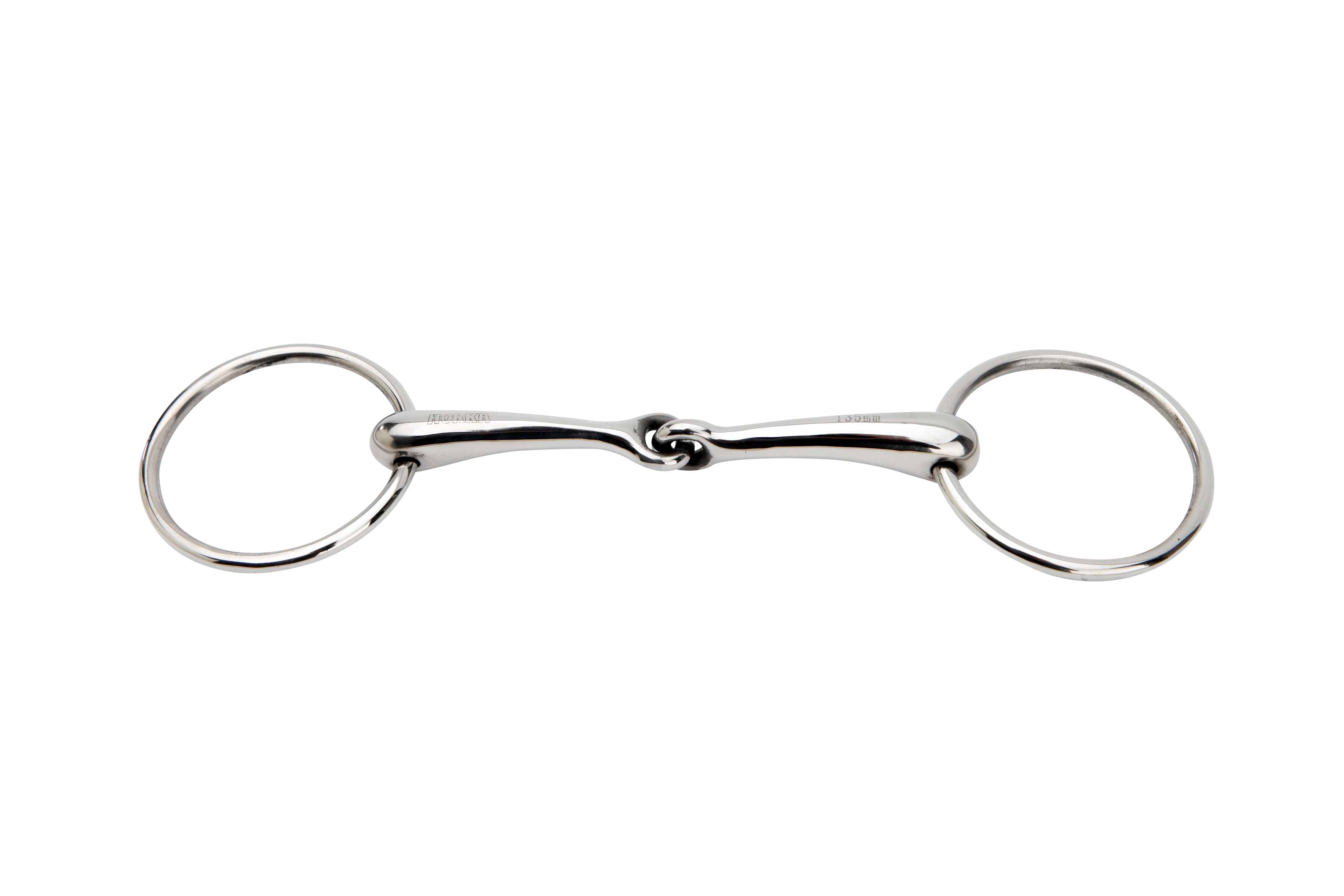 HORKA Loose ring snaffle JOINTED STAINLESS STEEL 16MM