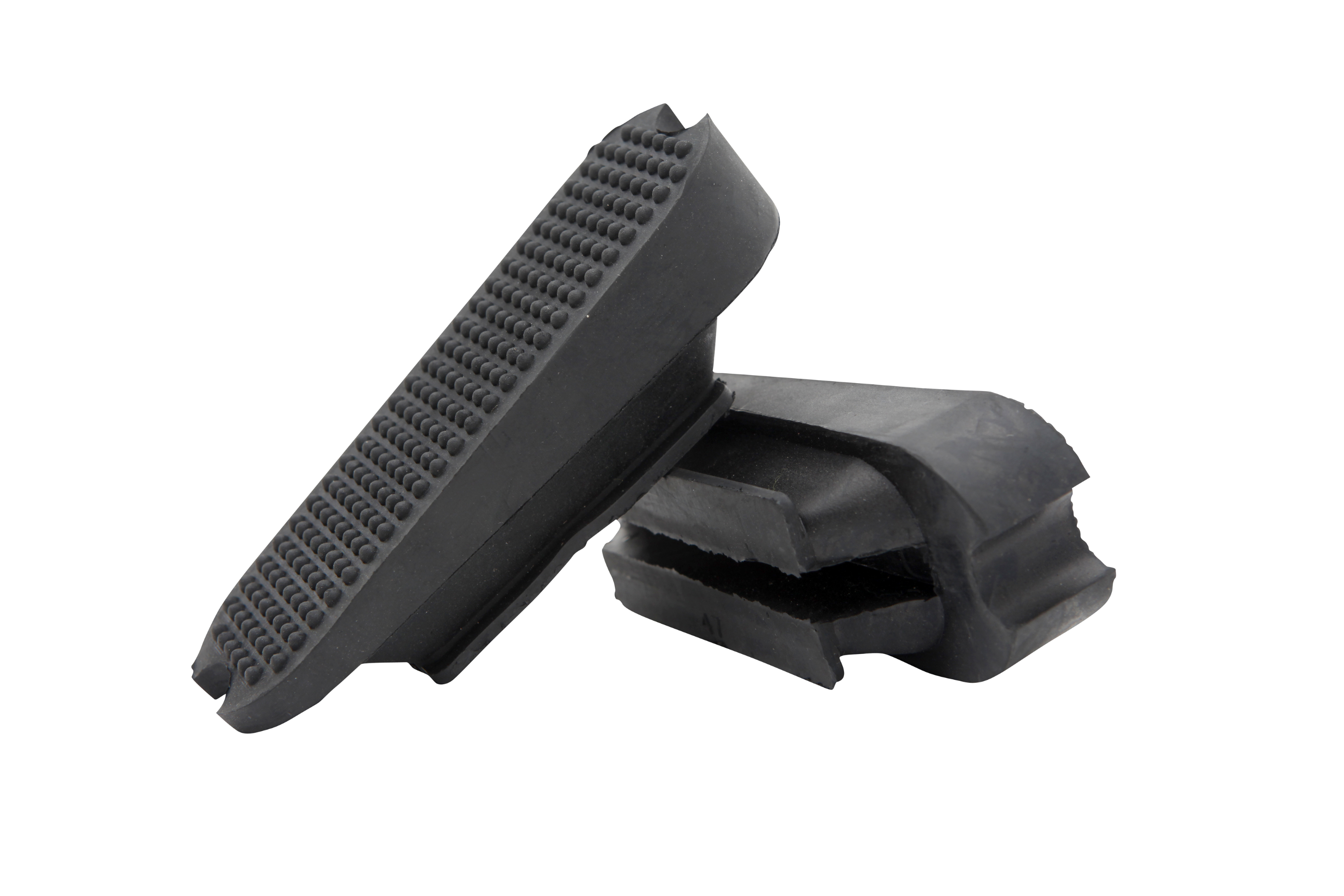 HORKA Fillis stirrup replacement pads ASYMMETRIC (12 cm, black)