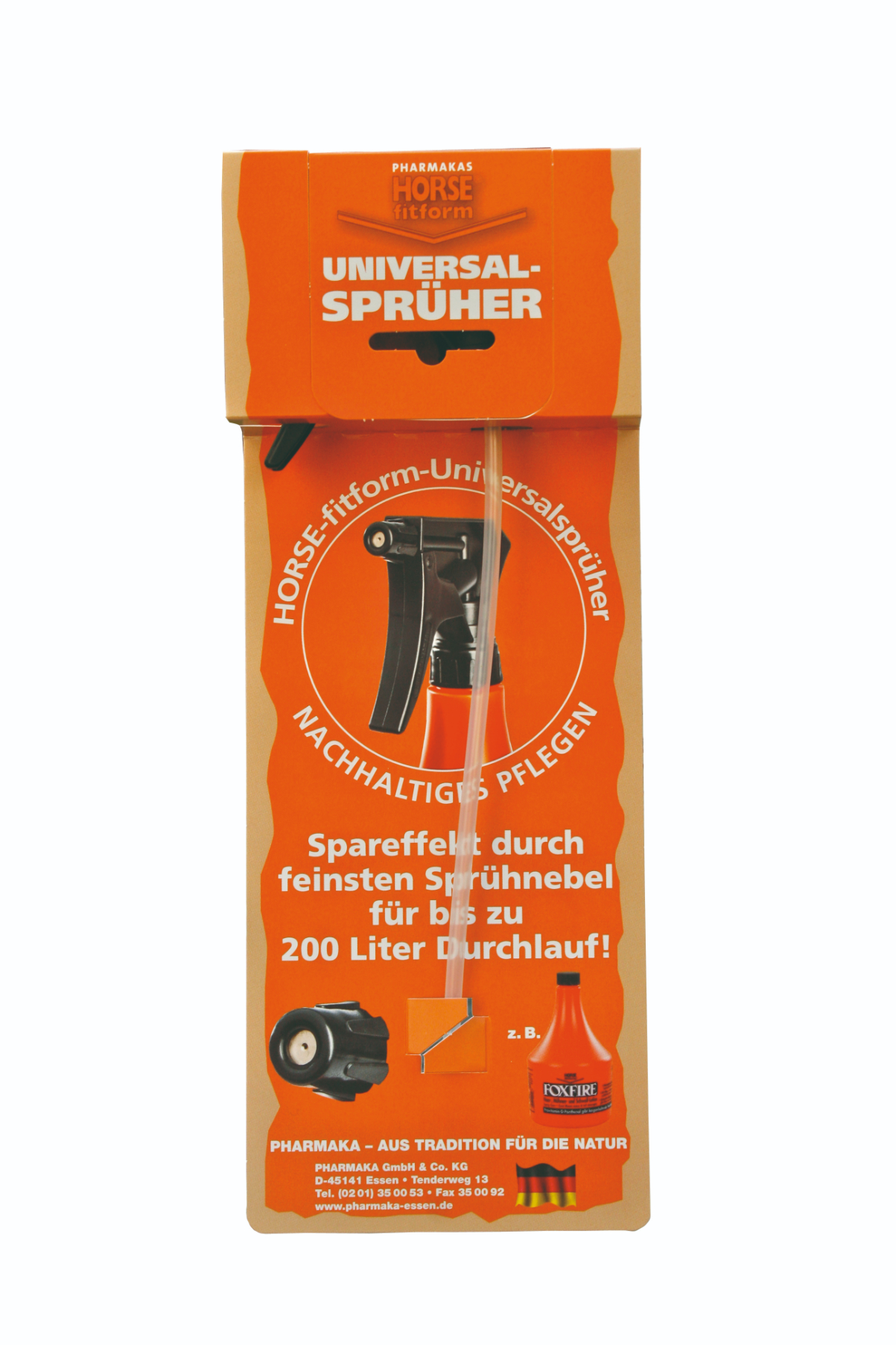 PHARMAKAS Spray application for FOXFIRE AND CLAC