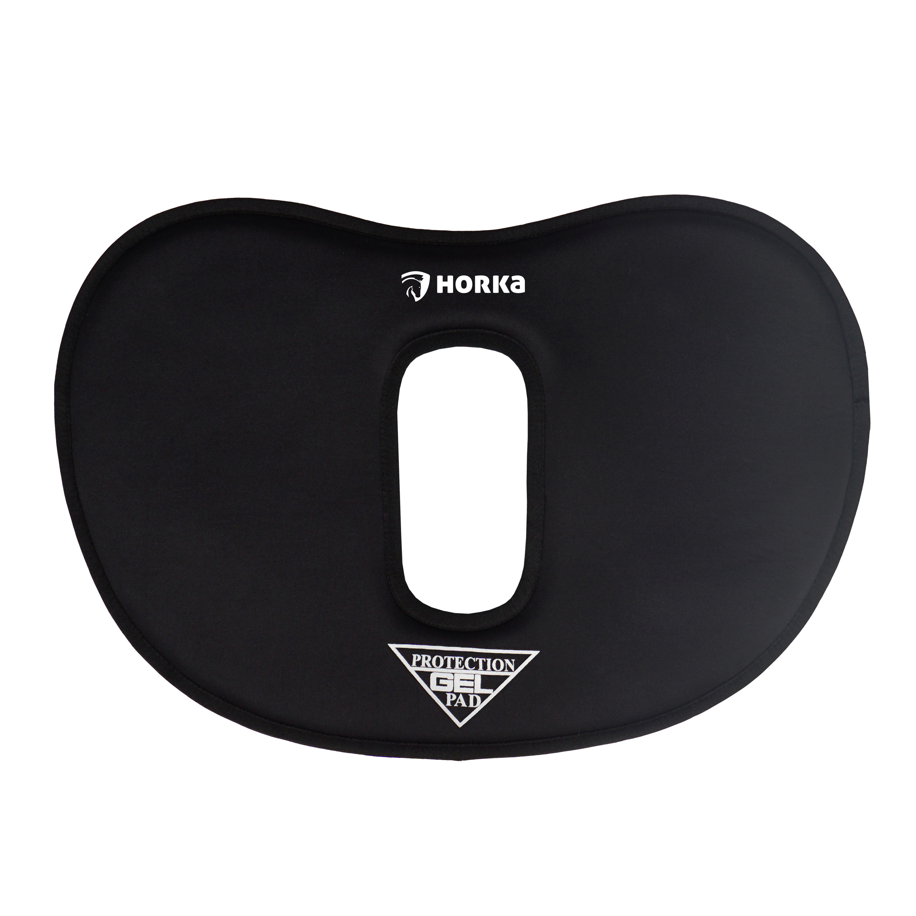 HORKA Neoprene gel pad ROUND WITH WITHERS CUT-OUT